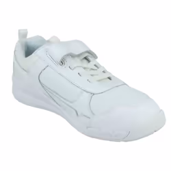 Boys Clarks Lace Detailed Casual Trainers Orbit Sprint Y - White, UK 5 Child