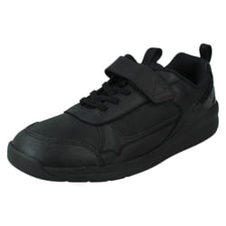 Boys Clarks Lace Detailed Casual Trainers Orbit Sprint Y - White, UK 3.5 Child