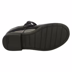 Girls Clarks Bow Detailed School Shoes Scala Hope - Black, UK 12 Child