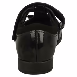 Girls Clarks Bow Detailed School Shoes Scala Hope - Black, UK 7 Infant