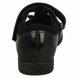Girls Clarks Bow Detailed School Shoes Scala Hope - Black, UK 7.5 Infant