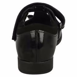 Girls Clarks Bow Detailed School Shoes Scala Hope - Black, UK 9.5 Child