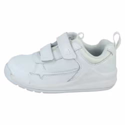 Boys Clarks Hook & Loop Casual Trainers Orbit Sprint - White, UK 10 Child