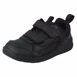 Boys Clarks Hook & Loop Casual Trainers Orbit Sprint - Black, UK 10 Child