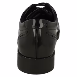 Girls Clarks Lace Up Brogue School Shoes Aubrie Craft Y - Black, UK 3 Child