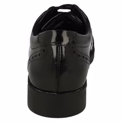 Girls Clarks Lace Up Brogue School Shoes Aubrie Craft Y - Black, UK 6.5 Child