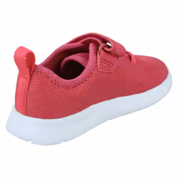 Childrens Unisex Clarks Casual Trainers Ath Flux T - Pink, UK 5 Infant