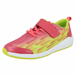 Childrens Clarks Casual Trainers Aeon Pace - Pink, UK 5.5 Child