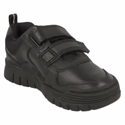 Boys Clarks Bumper Toe School Shoes Scooter Speed - Black, UK 10 Child