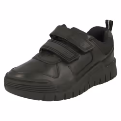 Boys Clarks Bumper Toe School Shoes Scooter Speed - Black, UK 2.5 Child