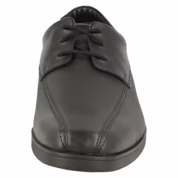Boys Clarks Lace Up School Shoes Scala Step Y - Black, UK 6 Child