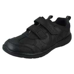 Boys Clarks Bumper Toe School Shoes Scooter Speed - Black, UK 7 Infant