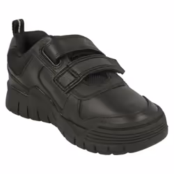 Boys Clarks Bumper Toe School Shoes Scooter Speed - Black, UK 7 Infant