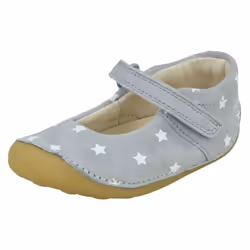 Girls Clarks Casual First Shoes Tiny Mist - Grey, UK 5 Infant