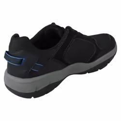 Mens Clarks Casual Lace Up Trainers Ervin Lace - Black, UK 7