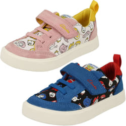 Childrens Clarks Toy Story Detailed Canvas Shoes City Howdy T - Blue, UK 4.5 Infant