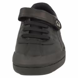 Boys Clarks Football Detailed School Shoes Rock Pass - Black, UK 8 Child