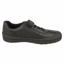 Boys Clarks Football Detailed School Shoes Rock Pass - Black, UK 9.5 Child