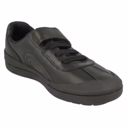 Boys Clarks Football Detailed School Shoes Rock Pass - Black, UK 10.5 Child