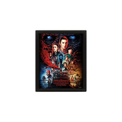 Stranger Things Framed 3D Poster (Vecna Design) 25cm x 20cm x 1.3cm Framed Wall Art and 3D Wall Art Pictures in Picture Frame - Official Stranger