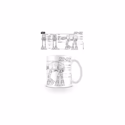 Pyramid International"Star Wars (AT AT Sketch)" Official Boxed Ceramic Coffee/Tea Mug, Multi-Colour, 11 oz/315 ml