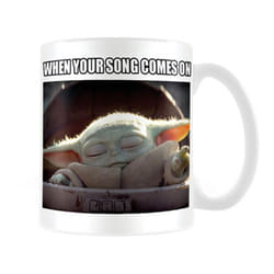 Star Wars The Mandalorian "When Your Song Comes On" Coffee Mug
