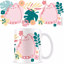 Pusheen Ceramic Mug in Presentation Gift Box (Tropical Design) 315ml - Official Merchandise