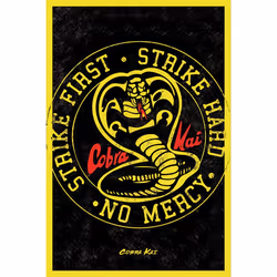 Pyramid International PP34737, 1 pc(s), Cobra Kai, Rectangle