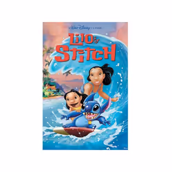 Lilo and Stitch Wave Surf Maxi Rolled Poster