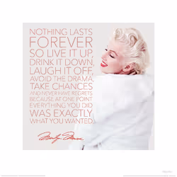 Pyramid International PPR45482, 1 pc(s), Marilyn Monroe, Square