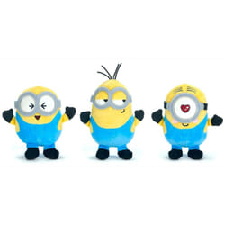 Minions 2 Too Cute 7" Soft Toy Plush Set of 3 Stuart, Bob &Kevin Toy