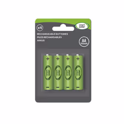 Smart Solar Rechargeable Batteries AA x 4 1910110RC