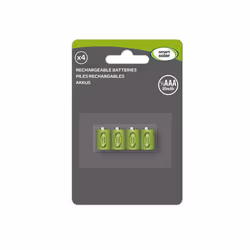 Smart Solar Rechargeable Batteries 1/3 AAA 80mAh- Pack of 4