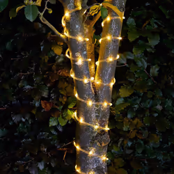 Smart Solar LED 8.5m Rope Light (100 Lights) Warm White Multi-Function