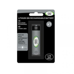 Smart Solar Rechargeable Super Bright Lithium ION 3.7V 2000mAh Battery Light