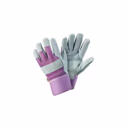 Briers Ladies Lavender Heavy Duty Medium Breathable Rigger Gardening Gloves