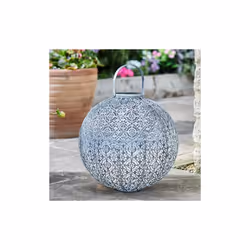 Garden JUMBO Solar Light Damasque Lantern African Design Decorative Ornament