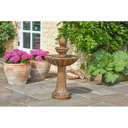 Smart Solar Queensbury 3 Tier Water Feature Stone Effect
