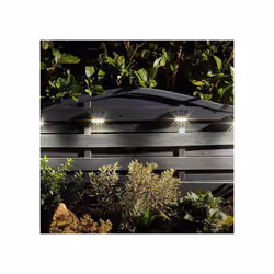 Smart Garden Outdoor Solar Powered Fence Wall Post Light 4 Pack LEDs