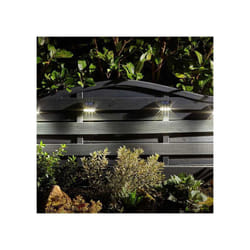 Smart Garden Outdoor Solar Powered Fence Wall Post Light 4 Pack LEDs