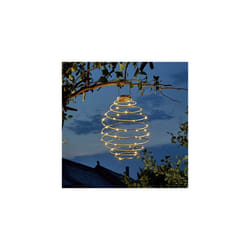 Solar Powered Mega Spiralight Warm White LED Garden Hanging Light