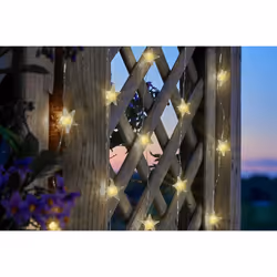 Smart Garden Outdoor Solar Powered 30 Star Firefly String Lights LEDs