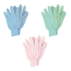 Brier Pastel Jersey High Grip Gardening Gloves Ladies Medium 3pck