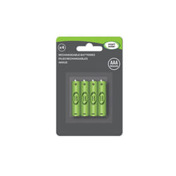 Smart Solar Rechargeable Batteries AAA x 4 1910120RC
