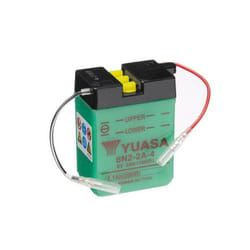 YUASA 6N2-2A-4 Battery without acid pack, Size 70 mm