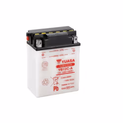 YUASA YB12C-A Battery without acid pack