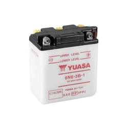 YUASA 6N6-3B-1 Battery without acid pack
