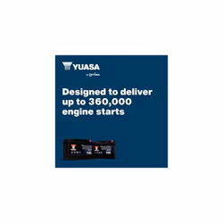 Yuasa AGM YBX9096 (096AGM) Stop Start Plus Battery - 12v 70Ah 760 CCA - Additional view 5
