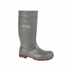 Mens Dunlop ACIFORT HEAVY DUTY FULL Safety Wellington Green - 12 UK