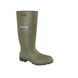 Mens Dunlop PRICEMASTOR Contract Wellington Green - 8 UK
